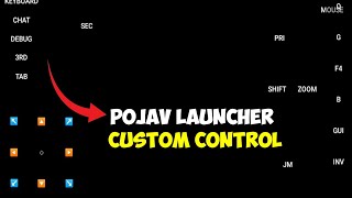 Best custom control for Pojav launcher  Pojav launcher custom control  Pojav Launcher [upl. by Neirb]