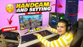 1 VS 6 Pc 💻 With Handcam Settings reveal 🥵 tufanff GARENA FREE FIRE [upl. by Ecirad]