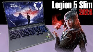 2024 Lenovo Legion Slim 5 Gen 9 AMD  Testing Demanding Games [upl. by Ayekan]