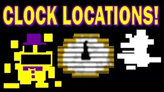 CLOCK ENDING amp SECRET BOSS LOCATION GUIDE  FNAF World [upl. by Urina]