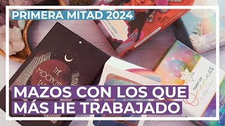 Mazos con los que más he trabajado Mitad 2024  Tarot con Giu [upl. by Costa840]