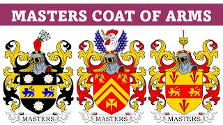 Masters Coat of Arms amp Family Crest  Symbols Bearers History [upl. by Beal]