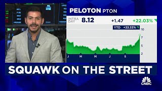 Peloton shares rally on earnings beat raise fullyear profit guidance [upl. by Elacsap713]