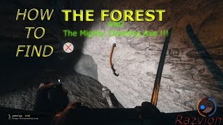 HOW TO FIND THE CLIMBING AXE  THE FOREST Version 110 [upl. by Nan508]