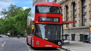 Full Route Visual Route 59 Streatham Hill Telford Avenue  St Barts Hospital  NRM LTZ 1721 [upl. by Wagoner525]