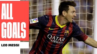 TODOS los GOLES de LEO MESSI en LALIGA [upl. by Geri]