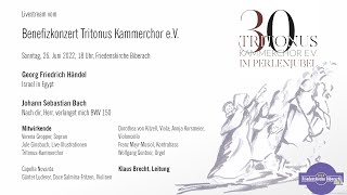 Livestream Benefizkonzert TritonusKammerchor Friedenskirche Biberach 26 Juni 2022 18 Uhr [upl. by Allenad]