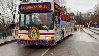 Faschingsumzug Markt Indersdorf Sonntag 1122024 Größter Umzug seit 15 Jahren mit 66 Wagen [upl. by Namzed725]