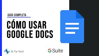 Cómo usar Google Docs  Editor de Documentos de Google 2022 [upl. by Yliab]