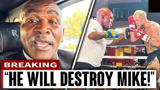 Mike Tyson Explains Biting Glove Habit Jake Paul Slammed For One Sided Boxing Match [upl. by Esinal584]