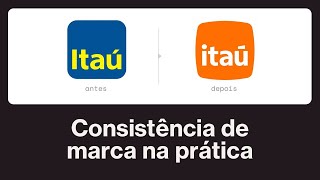 Redesign Itaú Entenda a NOVA IDENTIDADE VISUAL do Banco Itaú [upl. by Gronseth757]