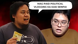 PAID POLITICAL VLOGS  ANG PAHIWATIG NI NICODAVID KAY SENPAI KAZU THE DOWNFALL OF THE VLOGGERS [upl. by Ellenor732]