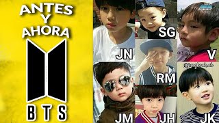 Así es como se veían los INTEGRANTES de BTS cuando eran niños y ahora [upl. by Onimixam]