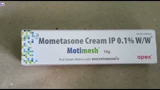 Motimesh Cream  Mometasone Cream Ip 01WW Uses  Motimesh Cream uses side effects benefits Hindi [upl. by Paulson]