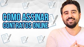 🔴 COMO ASSINAR CONTRATOS ONLINE  Autentique 😉💻✅ [upl. by Odelle]