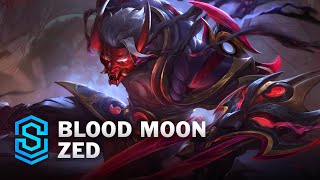 Blood Moon Zed Skin Spotlight  League of Legends [upl. by Tabb]