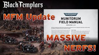 MASSIVE BLACK TEMPLAR NERFS  MFM CHANGES [upl. by Cappello]