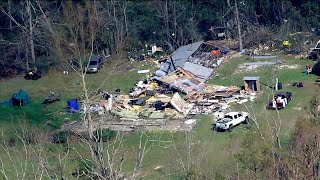 Wewahitchka damage aerial tour [upl. by Dunaville221]