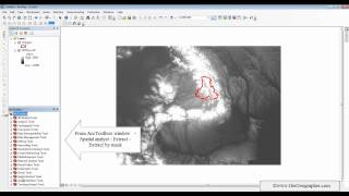 Extract by mask ArcGis [upl. by Arral]