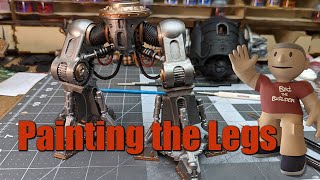 Acastus Knight Asterius Build 39  Painting the Legs [upl. by Noryb]