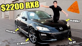 Buying a RARE Mazda RX8 quotR3quot For 2200 SIGHT UNSEEN at Salvage Auction [upl. by Bloxberg]