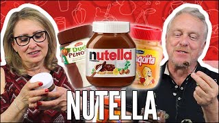 IDOSOS PROVANDO DOCES MODERNOS  NUTELLA OVOMALTINE E PAÇOQUITA [upl. by Anelat]