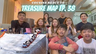 COUSINS REACT TO TREASURE MAP EP38 🛷 트레저맵 셀프 분량 뽑기 🛷 눈썰매장에서 생긴 일 [upl. by Adnohryt]