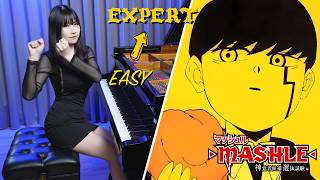 『BlingBangBangBorn』EASY to EXPERT PIANO COVER 🟡MASHLE MAGIC AND MUSCLES OP2🟡 Rus Piano BBBBダンス [upl. by Ko]