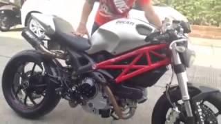 Monster 796 dry clutch conversion [upl. by Novyar408]