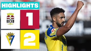 FC CARTAGENA 1  2 CÁDIZ CF  RESUMEN LALIGA HYPERMOTION [upl. by Ahsienyt]