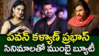 పవన్ కళ్యాణ్ ప్రభాస్ సినిమాలతో ముంబై బ్యూటీ  Nidhi Agarwal Moview Updates  ERB TV Entertainment [upl. by Einahpetse361]