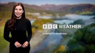 Katerina Christodoulou BBC Weather 21st September 2024 [upl. by Namyaw]