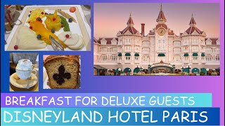 Disneyland Hotel Paris  Breakfast for Deluxe Guests  January 2024 [upl. by Nedda54]