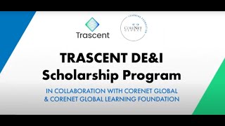 Trascent DEI 2023 Scholarship Recipients Announcement video with Rakesh Kishan and Angela Cain [upl. by Adria]