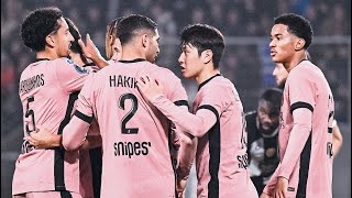 AngersPSG 24  Lee Kang In est INCROYABLE  BON match  Dembele NUL [upl. by Dier273]