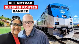 Ranking All Amtrak Sleeper Train Routes [upl. by Catherin]