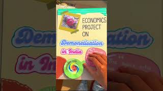 Economics project on demonetisation economicsproject sstproject demonetisation shorts [upl. by Macdermot637]