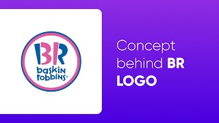 Hidden meaning behind the design of BR Baskin Robbins logo [upl. by Mukul]