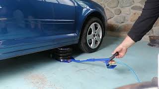 Before Use Pneumatic Air Jack Watch this Video Fast Lift Car [upl. by Sirrad]