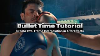 Create a Cinematic Freeze Frame Effect using Bullet Time in After Effects [upl. by Annil]