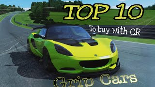 TOP 10 CR Grip Cars for Highspeed Cornering in ASSOLUTO RACING [upl. by Nyasuh271]