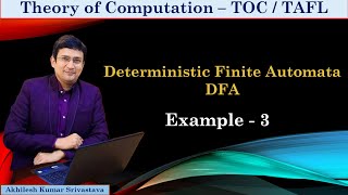 Deterministic Finite Automata DFA  Example 3 [upl. by Aiyn21]