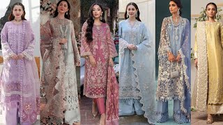 Latest Shalwar kameez For Wedding\Party Wear Dress Designs\New Wedding Dress Designs For Girls [upl. by Aryc]