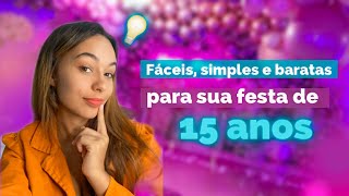 ✅IDEIAS DE LEMBRANCINHAS PARA SUA FESTA DE 15 ANOS [upl. by Nawk]