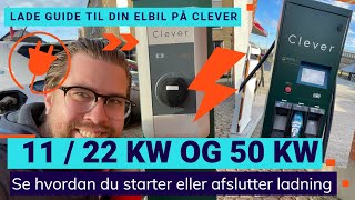 Hvordan lader man på Clever med sin elbil 2021 [upl. by Ayek691]