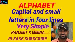 How To Write Small Alphabet Letters In Four Lines॥ Alphabet abc viral youtube youtubevideo [upl. by Gypsy77]