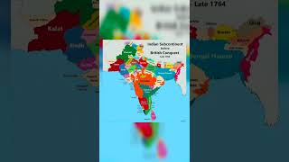 Indian Subcontinent before British Conquest  Late 1764 indianhistory shorts [upl. by Oirramed]