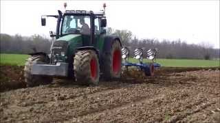 ARATURA Fendt 818 VARIO TMS  Lemken Juwel pentavomere [upl. by Anirtep]