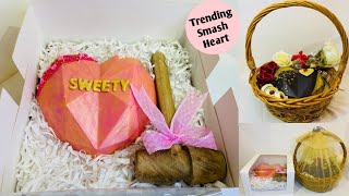 ഇപ്പോഴത്തെ ട്രെൻഡിങ് Smashable heart cake❤️🔨  Hammer  Hamper set  Breakable heart cake Surprise🎂 [upl. by Johny782]