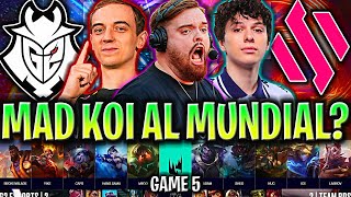 SI G2 GANA MAD LIONS KOI VA AL MUNDIAL  G2 vs BDS Game 5 LEC GRAND FINALS 2024 ESPAÑOL [upl. by Novrej]